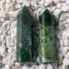 Batu akik lumut berwarna hijau