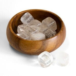 clear quartz cubes