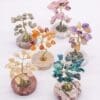 Gemstone trees with stone base