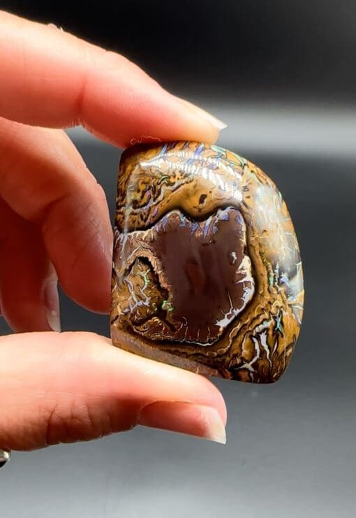 Cabochon opale boulder