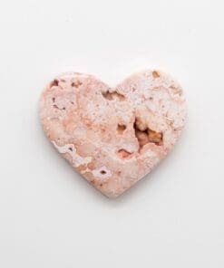 ružičasto srce od lude čipke od ahata