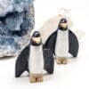 sculpture de pingouin en onyx