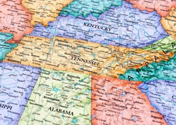 Tennessee Gem Mining Locaions