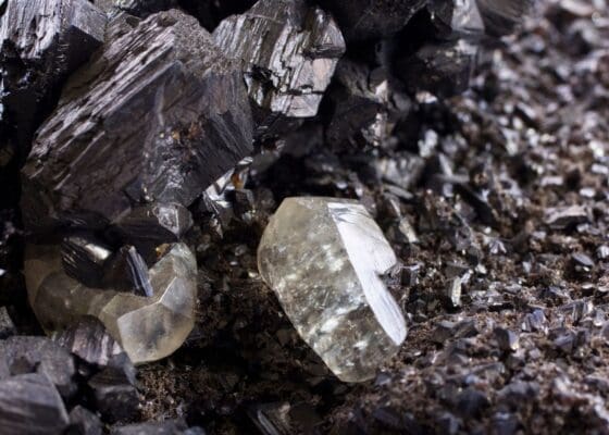 Tennessee gemstone rare Sphalerite with Calcite
