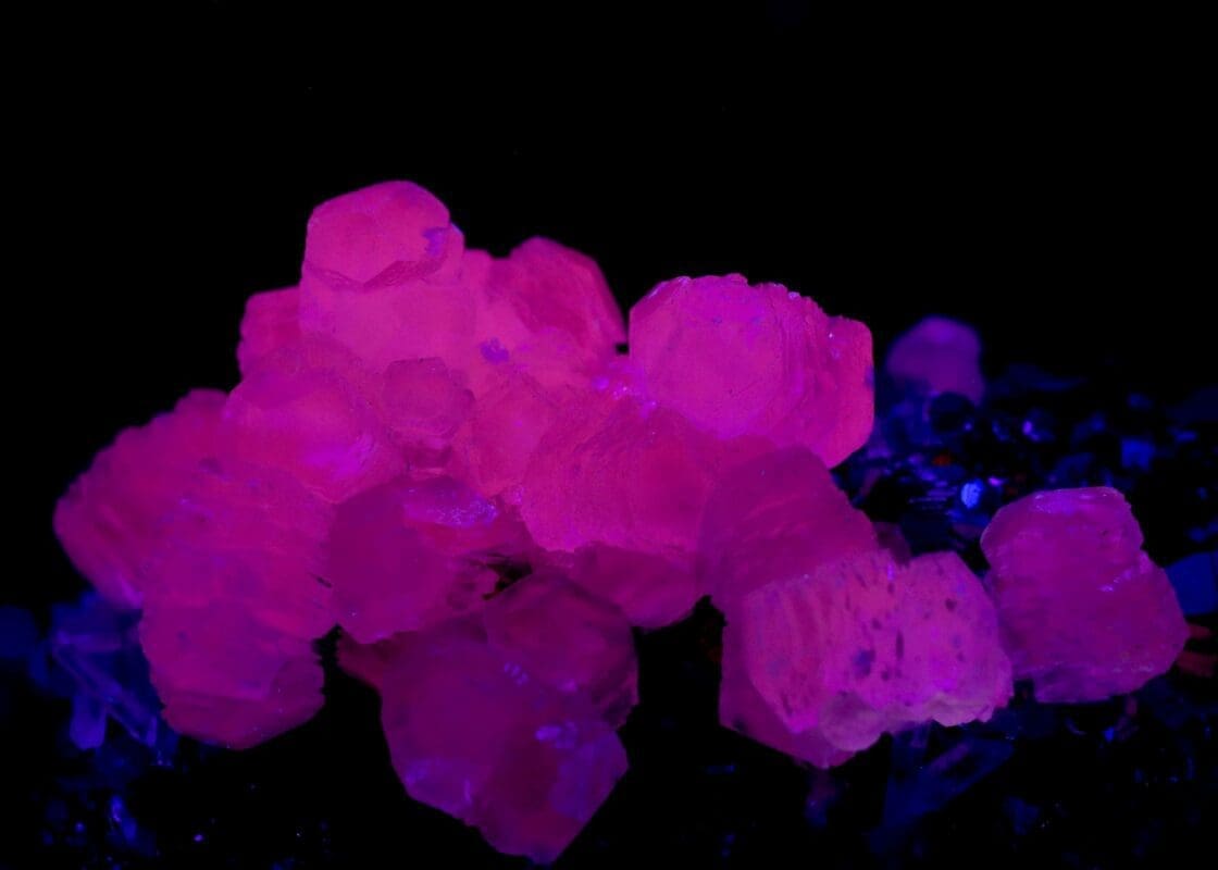 Fluoreszierende Mineralien