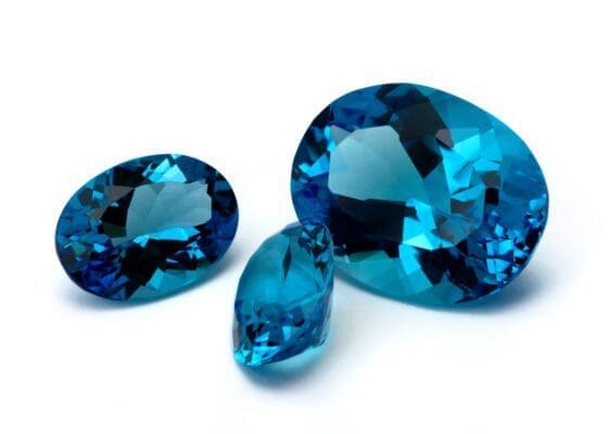 Blue Topaz gemstones