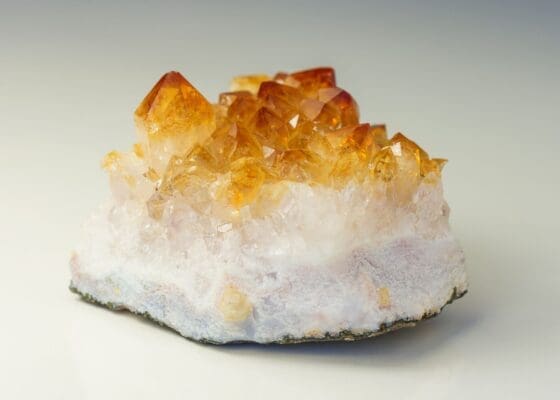 Citrine Cluster Heat Treated