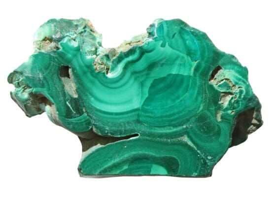 Malachite Polished Slice