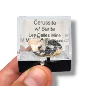 Cerussite with Barite Les Dalles Mine 2
