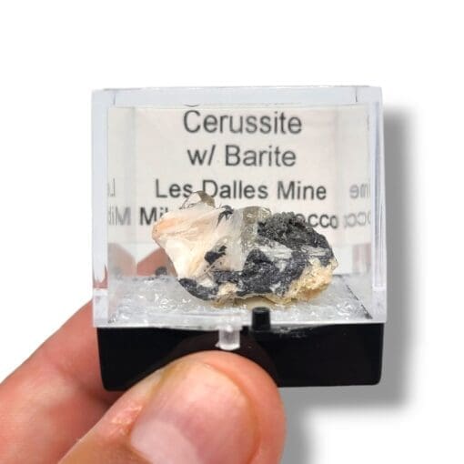 Cerussite pamoja na Barite Les Dalles Mine 2